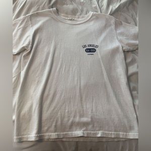 Brandy Melville, baby tee style. pacsun crop top white. size xs